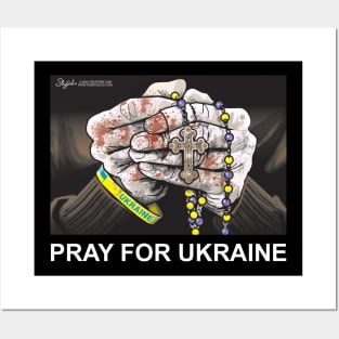 Pray for Ukraine Posters and Art